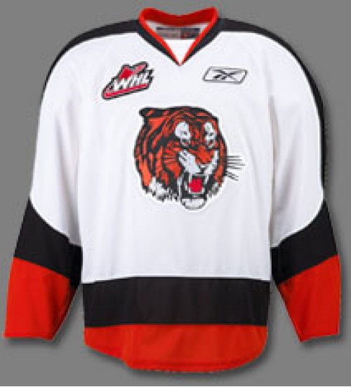 Custom WHL Medicine Hat Tigers 2009-Pres Home Hockey Jersey White